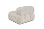 Atelier Del Sofa Sofá de 1 Plaza Bubble O1 Beige, Estructura Madera de Haya, Tejido Poliéster, Comodidad y Diseño Elegante
